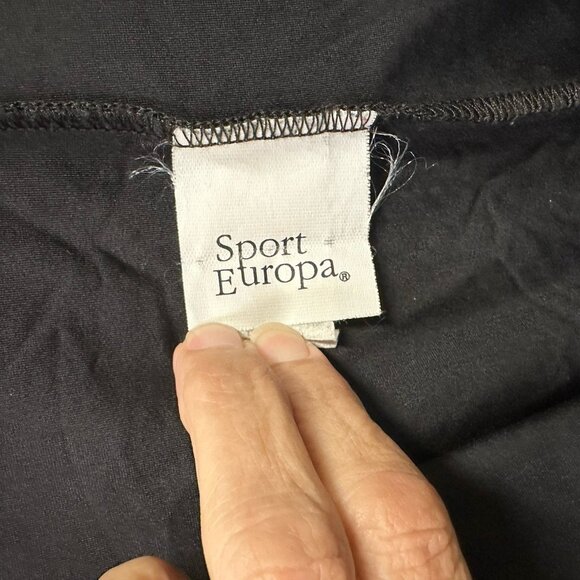 Vintage Sport Europa Large Skin Suit Neon Nylon Jumpsuit With Stirrups 80s Party - Picture 7 of 11